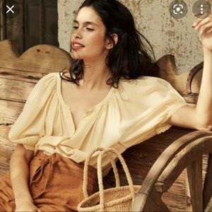 Doen June top in shell